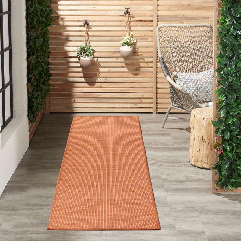 Nourison Positano Solid Indoor Outdoor Rug