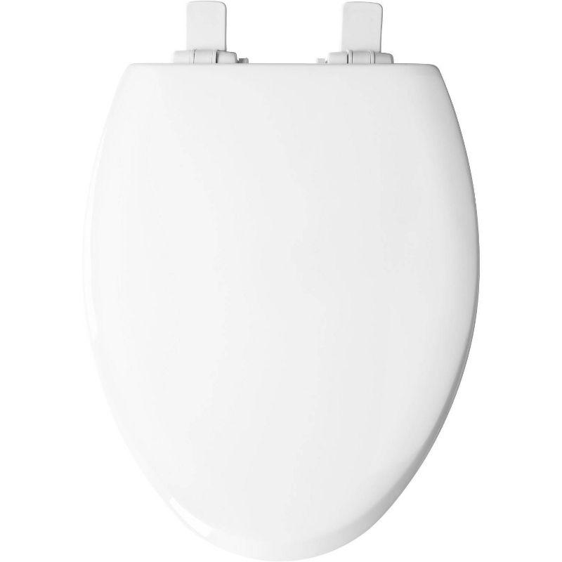 Mayfair by Bemis NextStep2 Never Loosens Wood Children's Potty Training Toilet Seat with Easy Clean and Slow Close Hinge - White