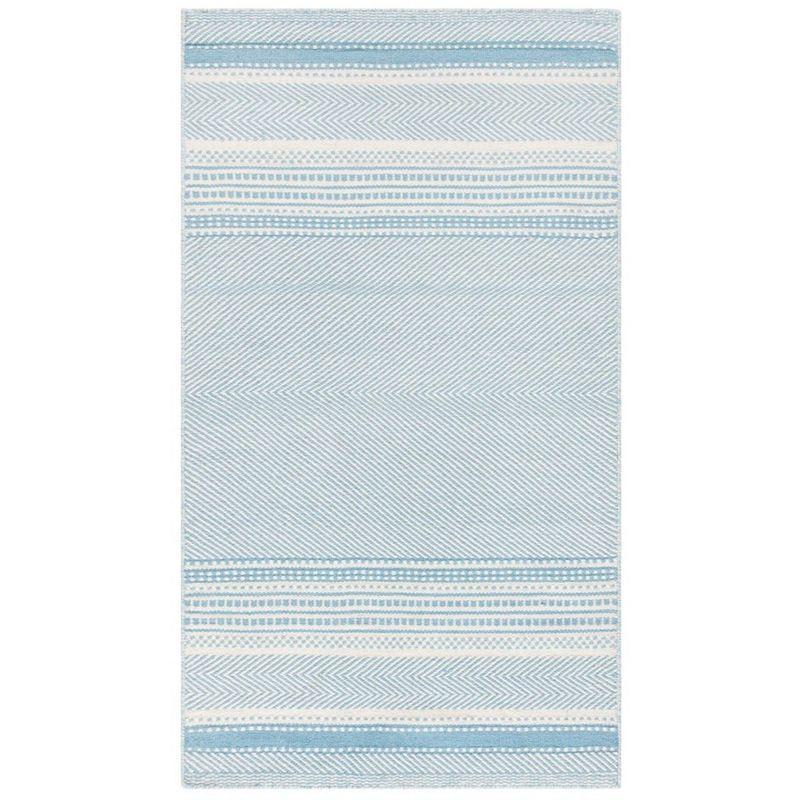 Grice Kilim Hand Woven Flat Weave Wool Striped Rug
