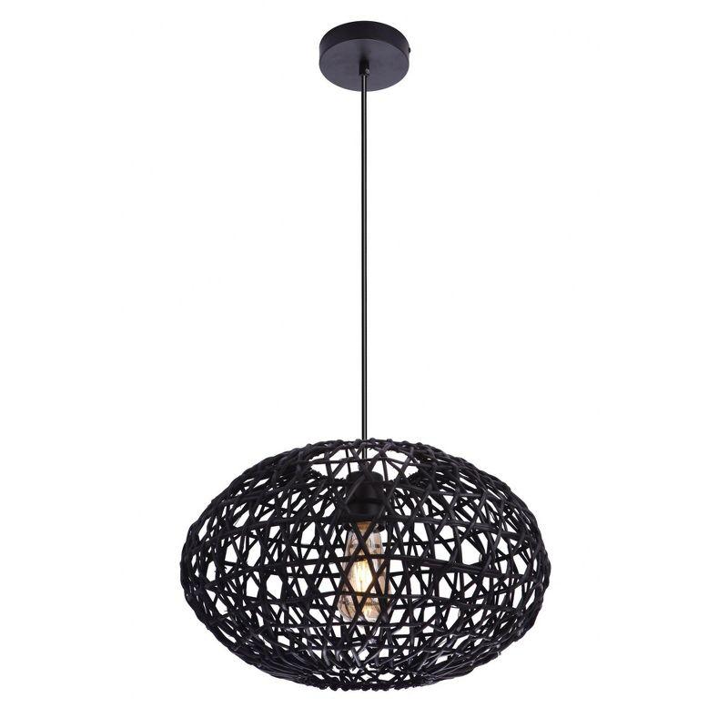 Craftmade Lighting 1 - Light Pendant in  Flat Black