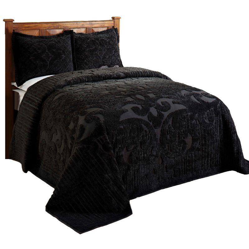 Better Trends Rio 100% Premium Cotton Tufted Bedspread Set, Soft & Luxurious Feel, Perfect for Gifting, All Seasons Machine Washable Medallion Bedding Set