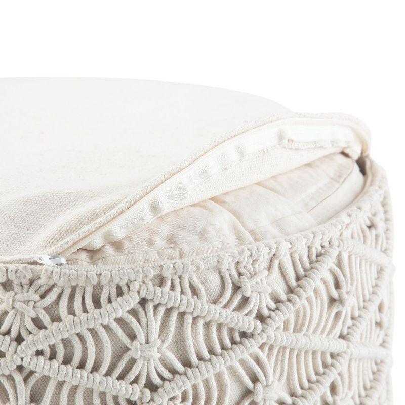 Simpli Home Coates Upholstered Pouf