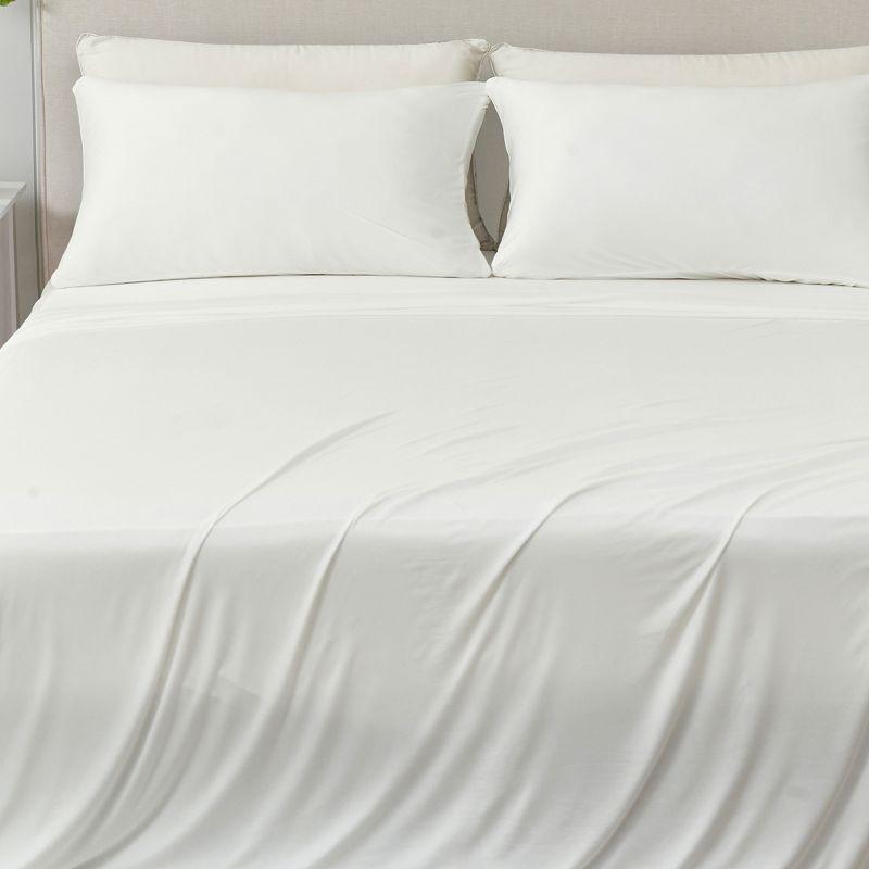 Alpine White Queen Ultra Soft Microfiber Sheet Set