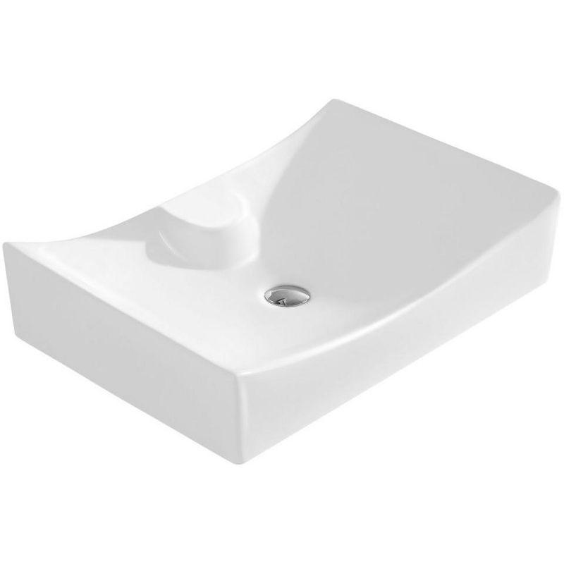 Fine Fixtures Rectangular Vessel Sink Vitreous China