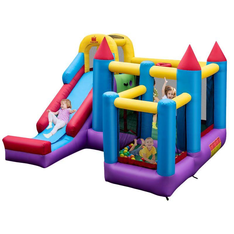 Costway Mighty Inflatable Bounce House Castle Jumper Moonwalk Bouncer Without Blower