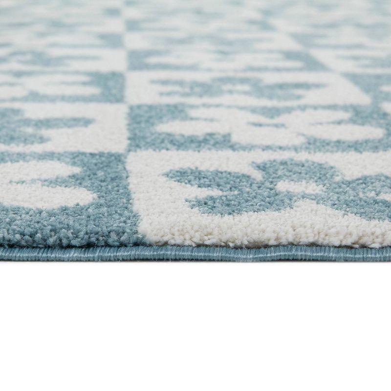 Balta Rugs 5'3"x7' Kids' Ambrose Modern Floral Light Blue