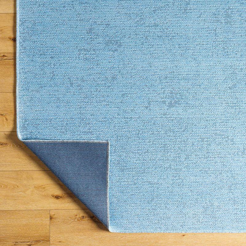 Mark & Day Tobey 5'3"x7' Rectangle Washable Woven Indoor Area Rugs Pale Blue