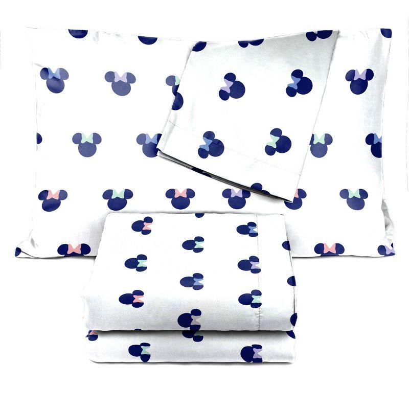 Saturday Park Disney Minnie Mouse Dreaming of Dots 100% Organic Cotton Sheet Set