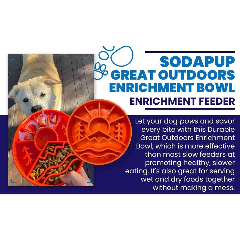 Great Outdoors Design eBowl Enrichment Slow Feeder Bowl for Dogs