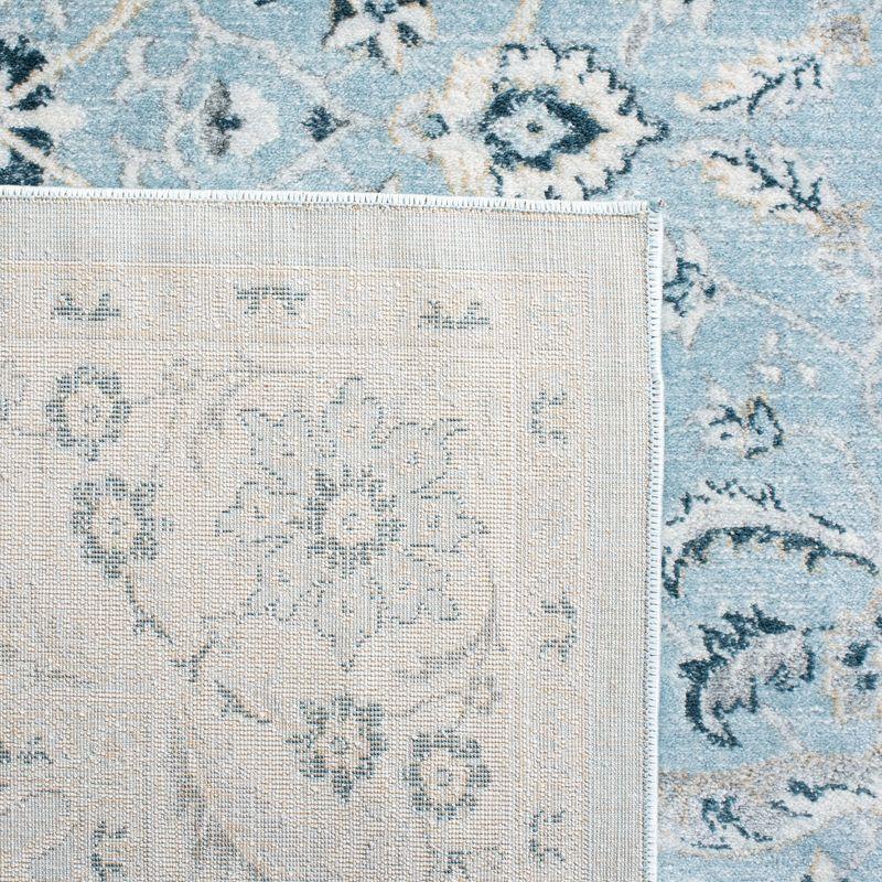 Isabella ISA912 Power Loomed Area Rug - Light Blue/Cream - 8'x10' - Safavieh.