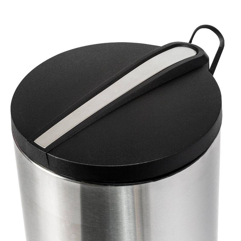 Honey-Can-Do 30L Round Step Trash Can with Bucket