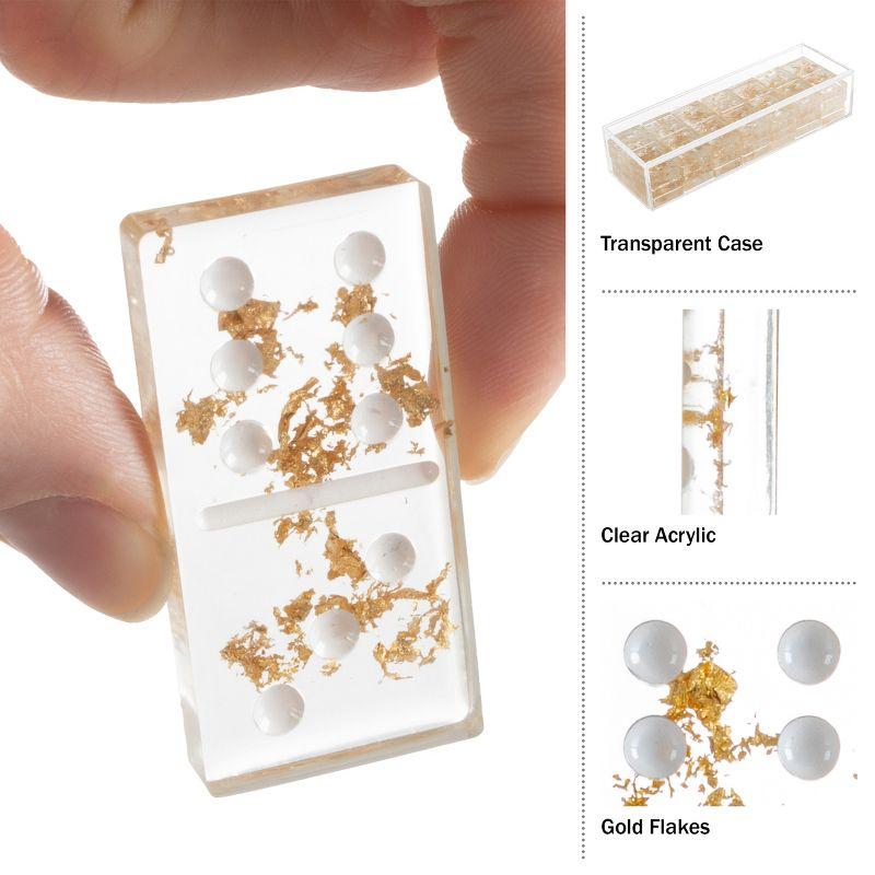 Trademark Games Acrylic 28 Piece Domino Set (Set of 28)