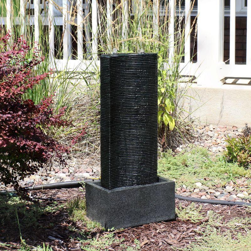 Brayden Studio® Crass Weather Resistant Floor Fountain with Light