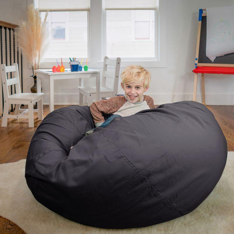 Flash Furniture Oversized Bean Bag Chair for Kids and Adults