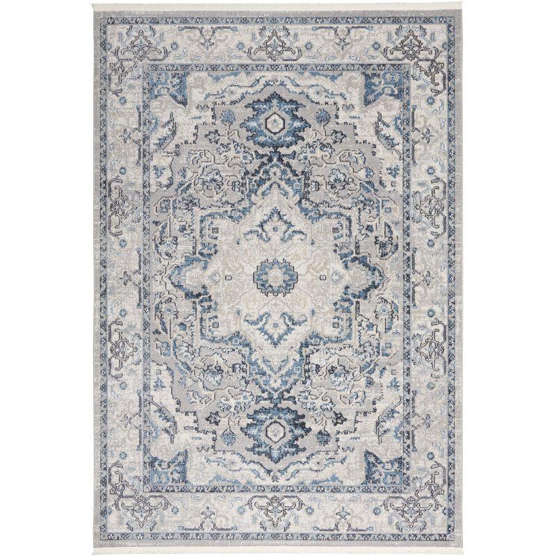 Nourison Geneva Medallion Bordered Indoor Rug