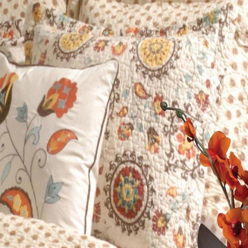 Greenland Home Fashions Andorra Medallion 100% Cotton Sham