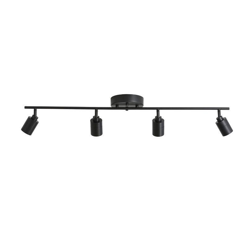 Vidalite Shura 4-Light Integrated LED Track Light w/ Rotatable Heads, 3 ft. Track Lighting Kit, 3000k, 2240 Lumen