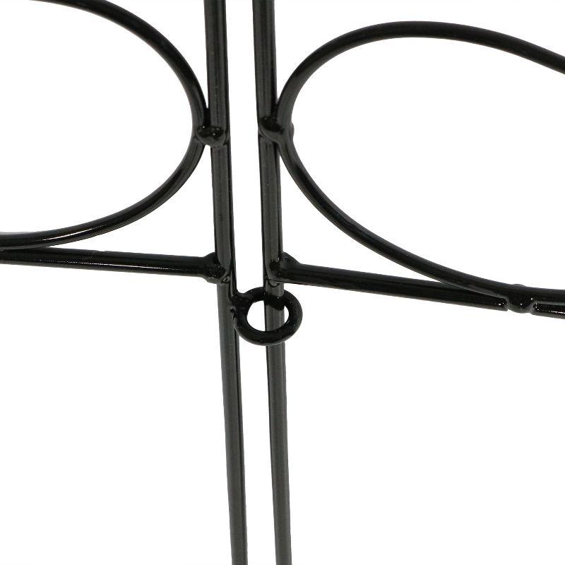 SunnyDaze Decor Traditional 24" x 24" Steel Decorative Garden Fence Panels (Set of 5)