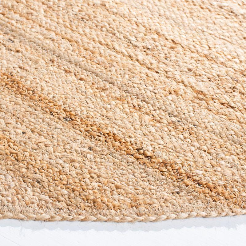 Natural Fiber NFB305 Hand Woven Area Rug - Natural - 5' round - Safavieh.