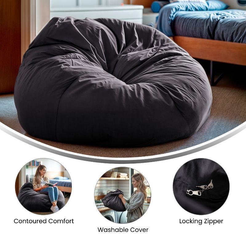 Flash Furniture Oversized Bean Bag Chair for Kids and Adults