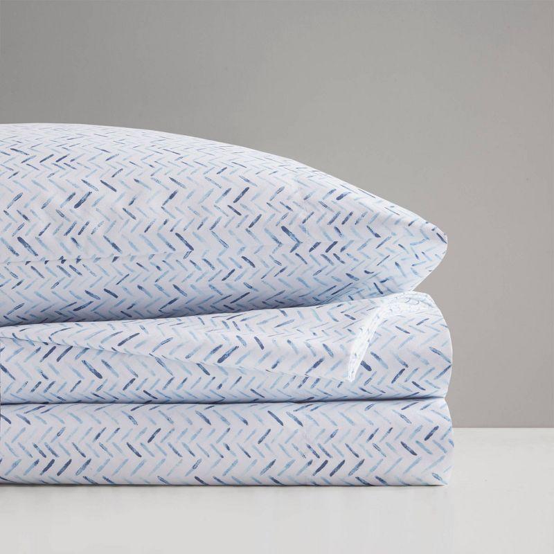 Madison Park Essentials 100% Cotton 200TC Printed Sheet Set