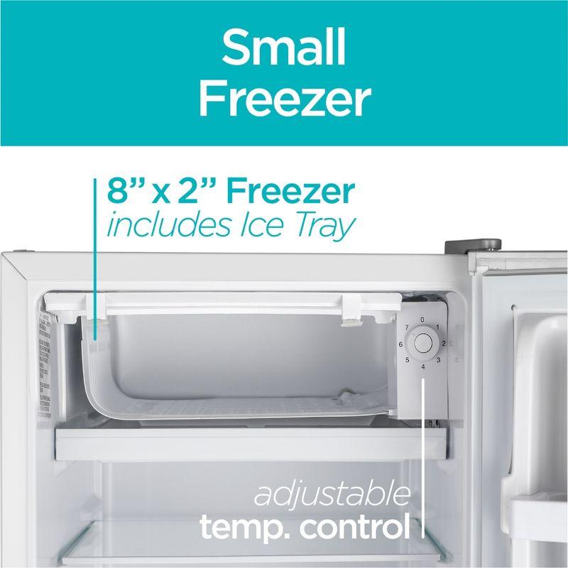 BLACK+DECKER 3.2 cu. ft. Freestanding Mini Fridge with Freezer