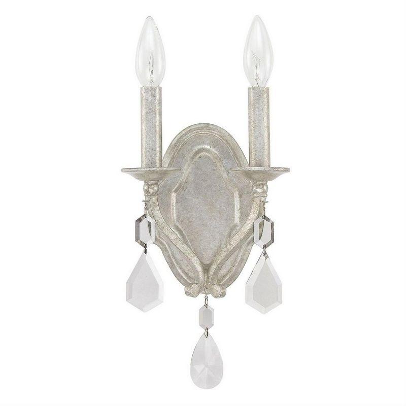 Capital Lighting Blakely 2 - Light Wall Light in  Antique Silver