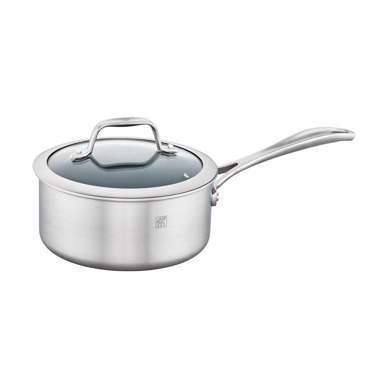ZWILLING Spirit Ceramic Nonstick Cookware Set, 10-pc, Stainless Steel