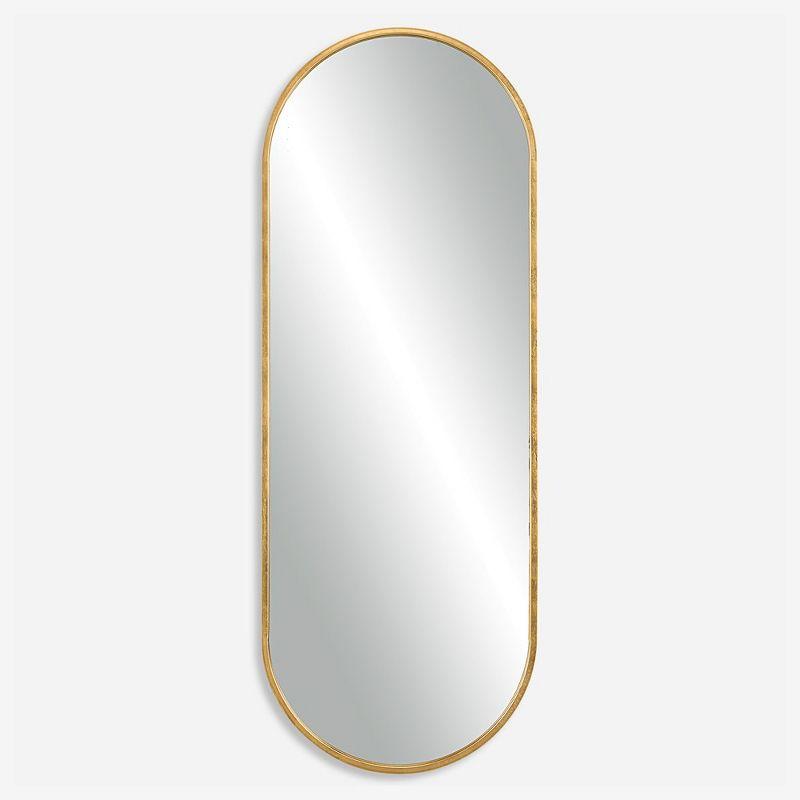 Piero Oval Full Length Mirror - Gold