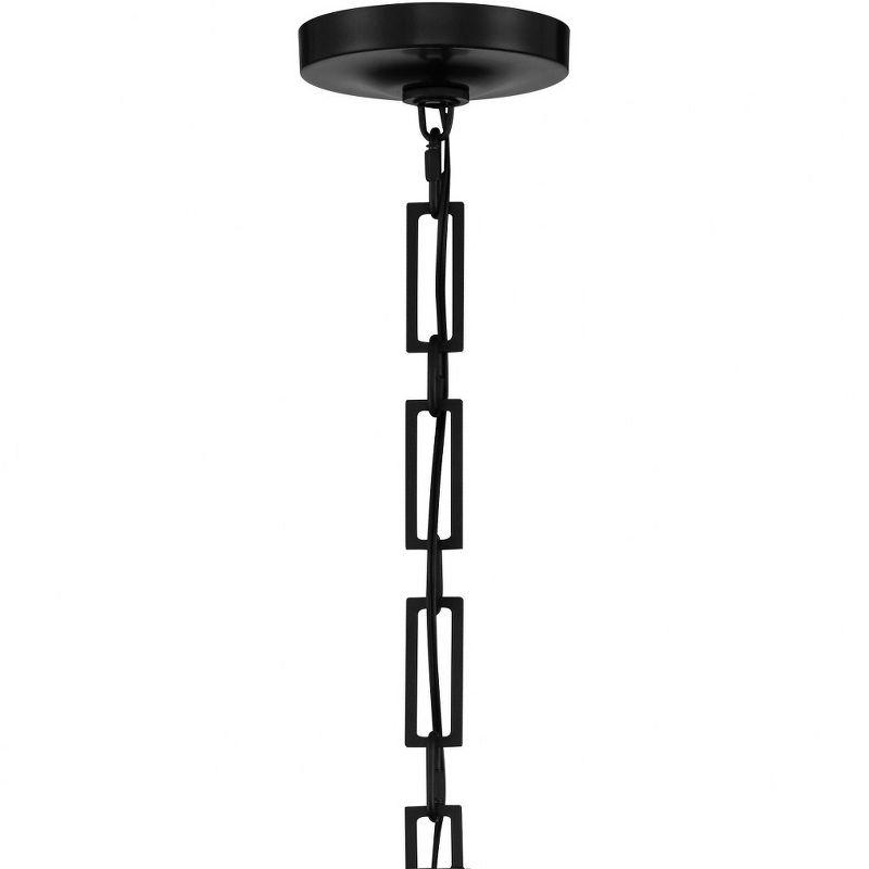 Crystorama Lighting Alston 2 - Light Chandelier in  Matte Black/Antique Gold