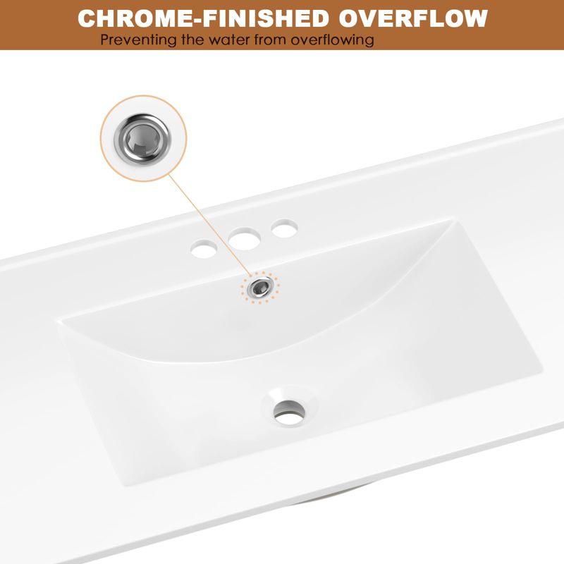 Swiss Madison 30" Vanity Top Bathroom Sink With 3 Holes