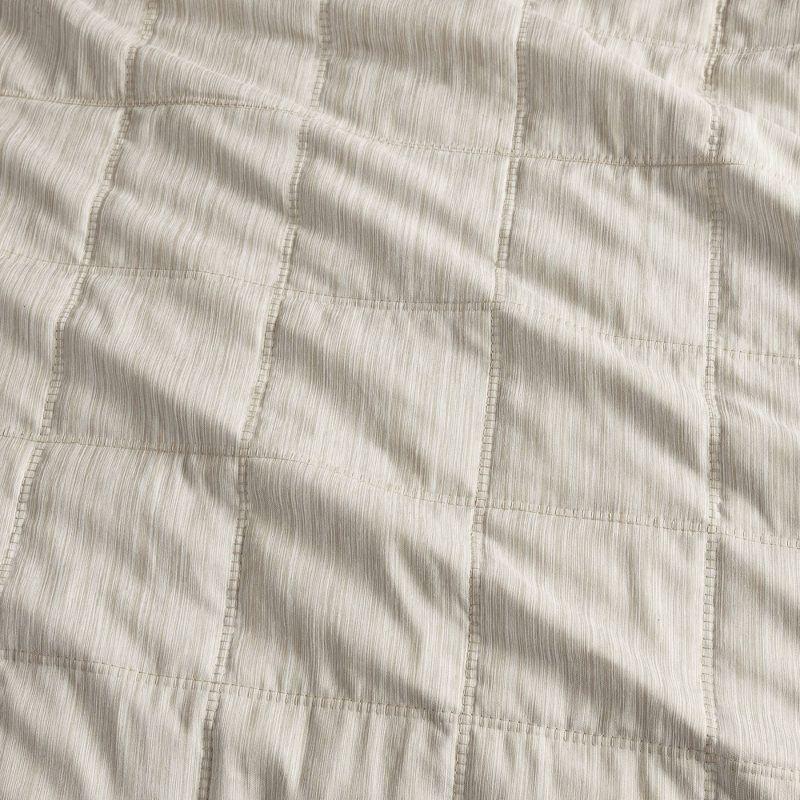 Guthrie 3 Piece Striated Cationic Dyed Oversized Quilt Set