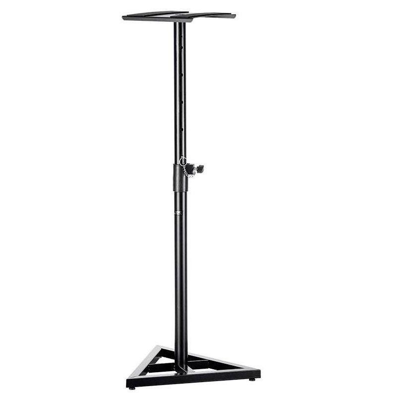 Monoprice Studio Monitor Speaker Stands (Pair) 130 lbs. Weight Capacity, Adjustable Height From 27in-45in - Stage Right Series