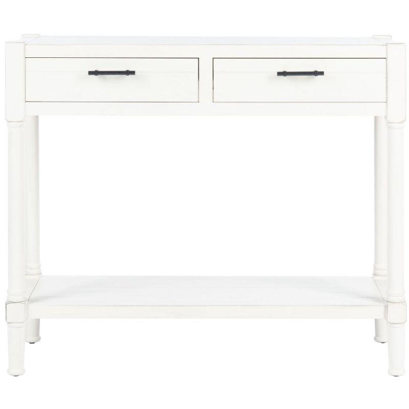 Filbert 2 Drawer Console Table - CNS5716A - Off-White - Safavieh