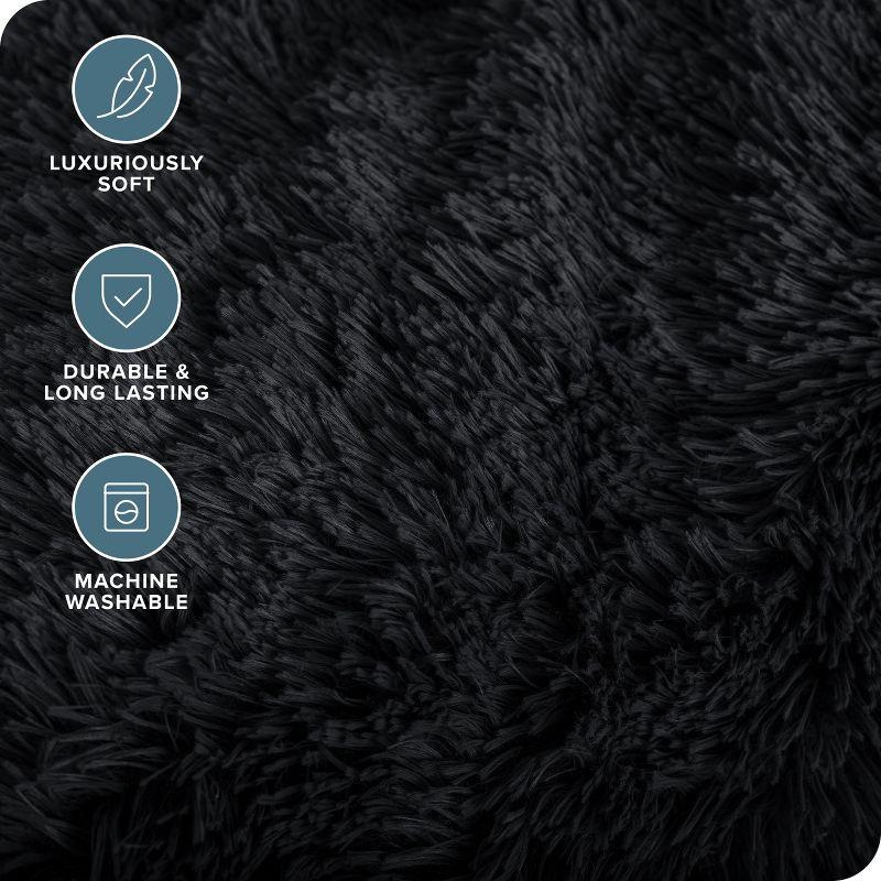 Bare Home Shaggy Faux Fur Sherpa Blanket