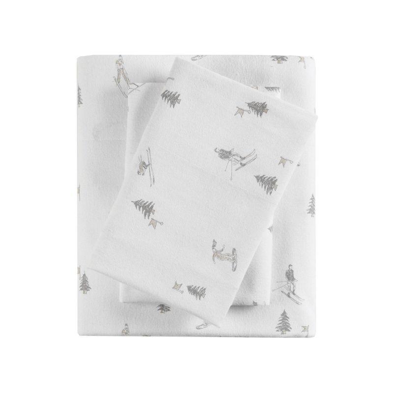 Madison Park Cozy Flannel 100% Cotton Sheet Set