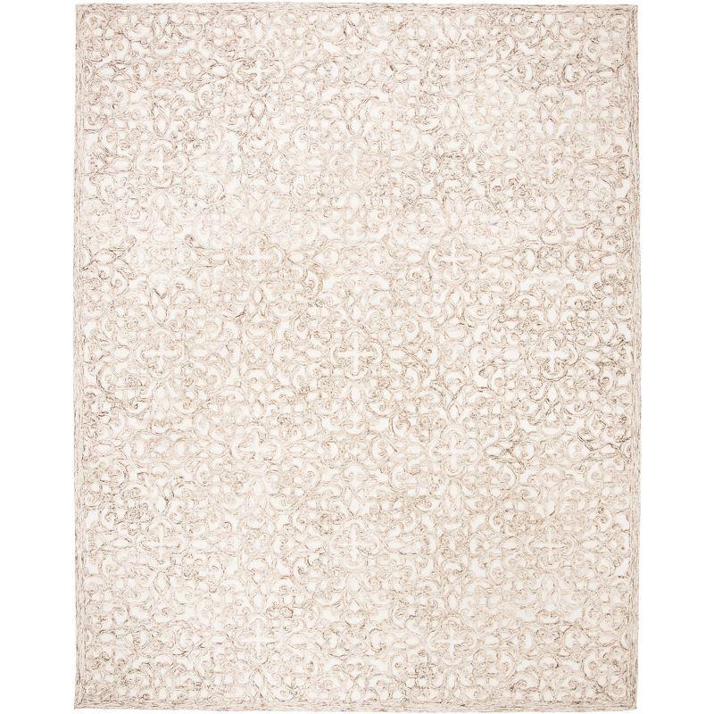 Trace TRC103 Hand Tufted Indoor Area Rug - Brown/Ivory - 9'x12' - Safavieh