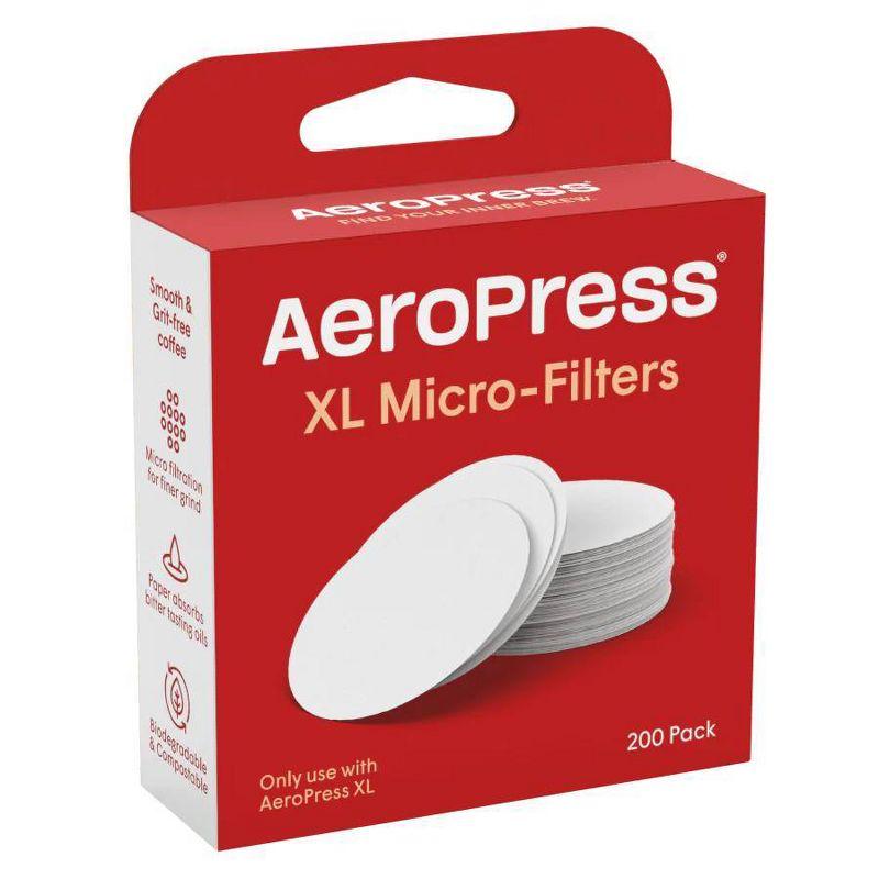 AeroPress XL White Paper Micro-Filters 200 Pack