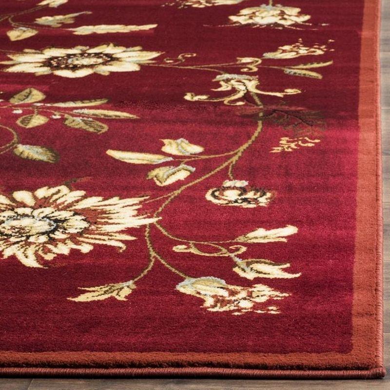 Lyndhurst LNH552 Power Loomed Runner Rug - Red/Multi - 2'3"x8' - Safavieh