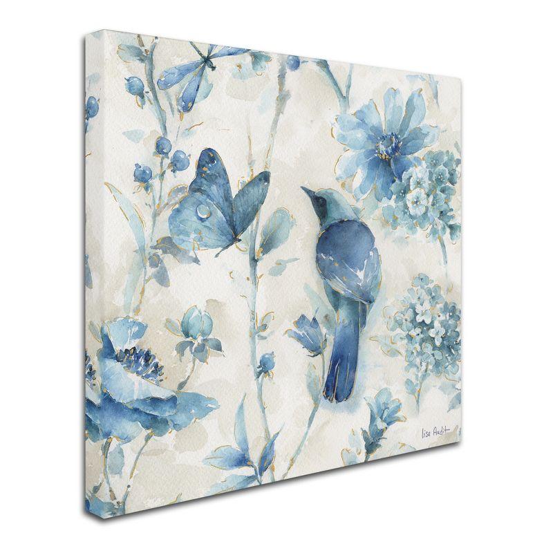 Lisa Audit 'Indigold XII' Canvas Art - 35x35