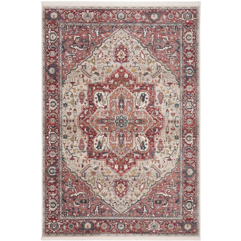 Vintage Persian VTP479 Power Loomed Indoor Accent Rug - Red/Ivory - 3'x5' - Safavieh