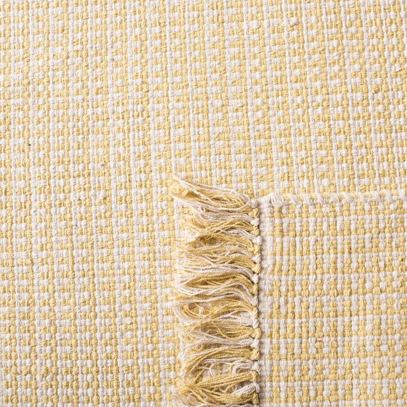 Montauk MTK340 Hand Woven Indoor Area Rug - Ivory/Yellow - 6'x9' - Safavieh