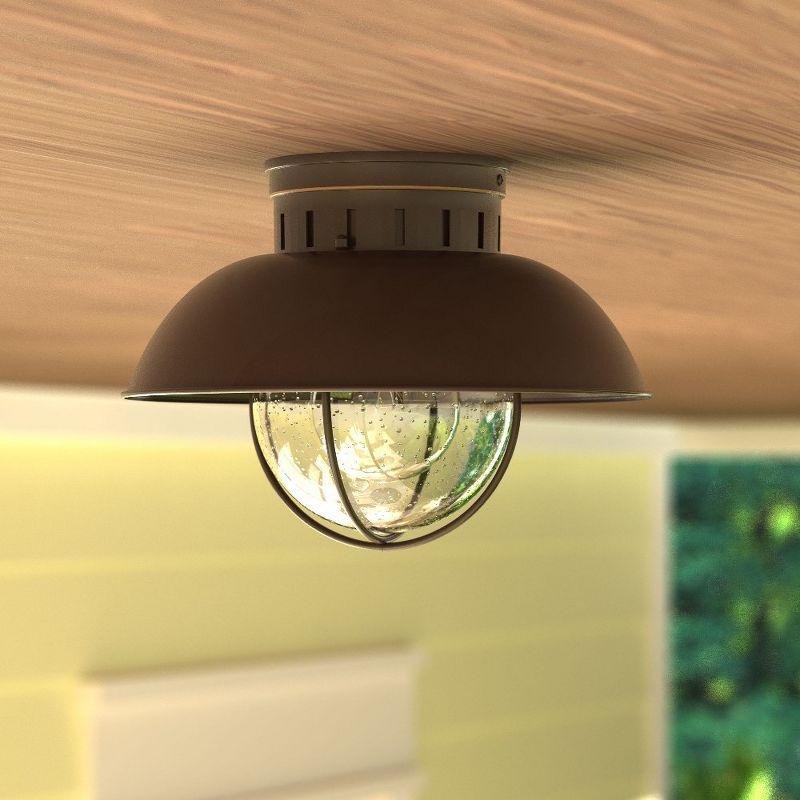 Vaxcel Harwich 1 - Light Flush Mount in  Burnished Bronze