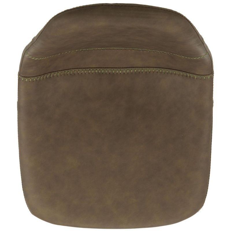 Sky Adjustable Swivel Barstool - BST3003 - Olive/Black - Safavieh