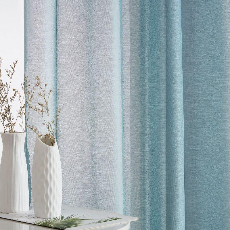 Ebern Designs Lauren Solid Color Semi-Sheer Rod Pocket Curtain Panels & Reviews | Wayfair