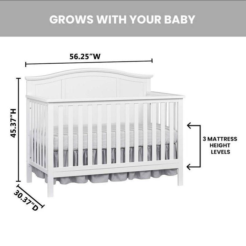 Oxford Baby Emerson 4-in-1 Convertible Crib