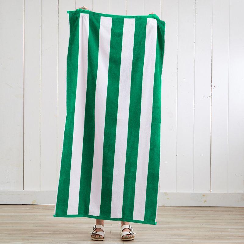 100% Cotton Absorbent & Quick-Dry Cabana Beach Towels