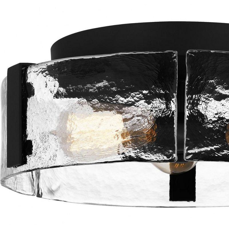 Quoizel Lighting Angora 3 - Light Flush Mount in  Matte Black