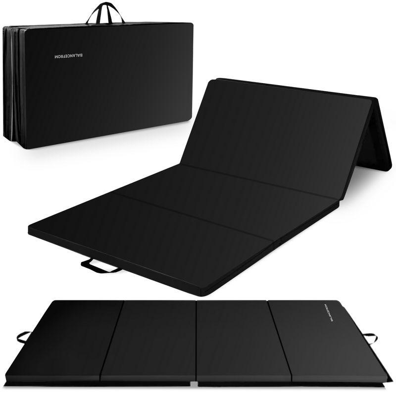 BalanceFrom Fitness BalanceFrom Fitness All Purpose Folding Gymnastics Gym Exercise Mat for Yoga, Aerobics, Pilates, and Martial Arts