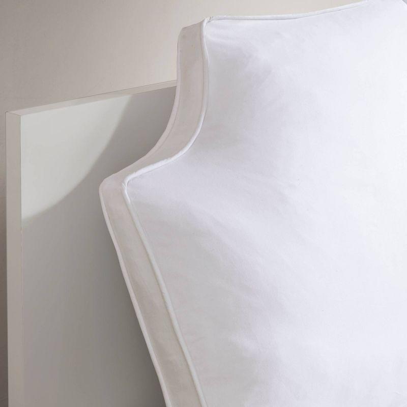 Elegant Cotton Canvas Oversized Headboard Lumbar Pillow